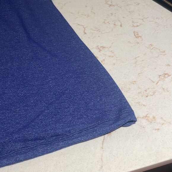 LUCY halter athletic tank top SZ XXL shimmer blue with neon pink straps SZ XL - Picture 5 of 15